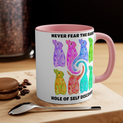 NEVER FEAR BUNNY - 11oz Accent Mug