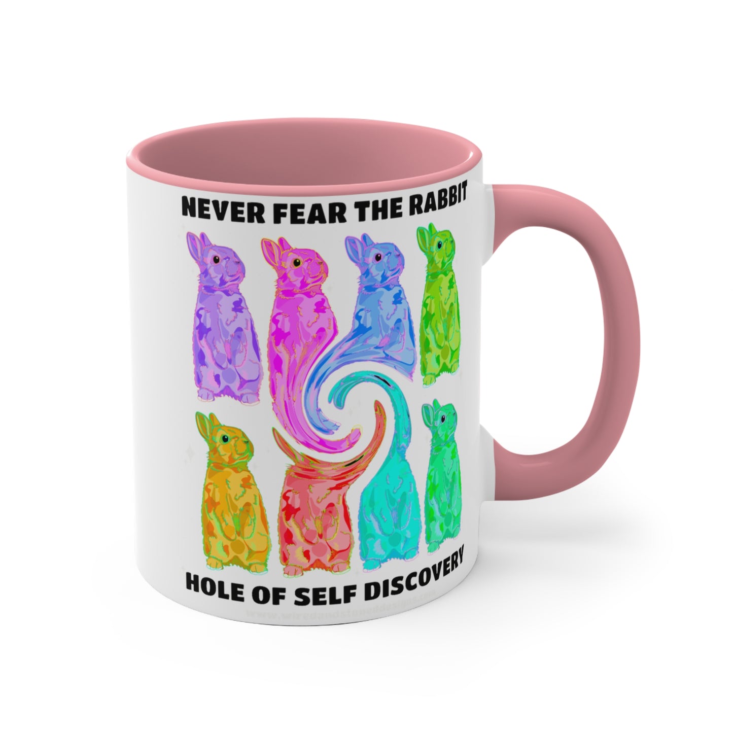 NEVER FEAR BUNNY - 11oz Accent Mug