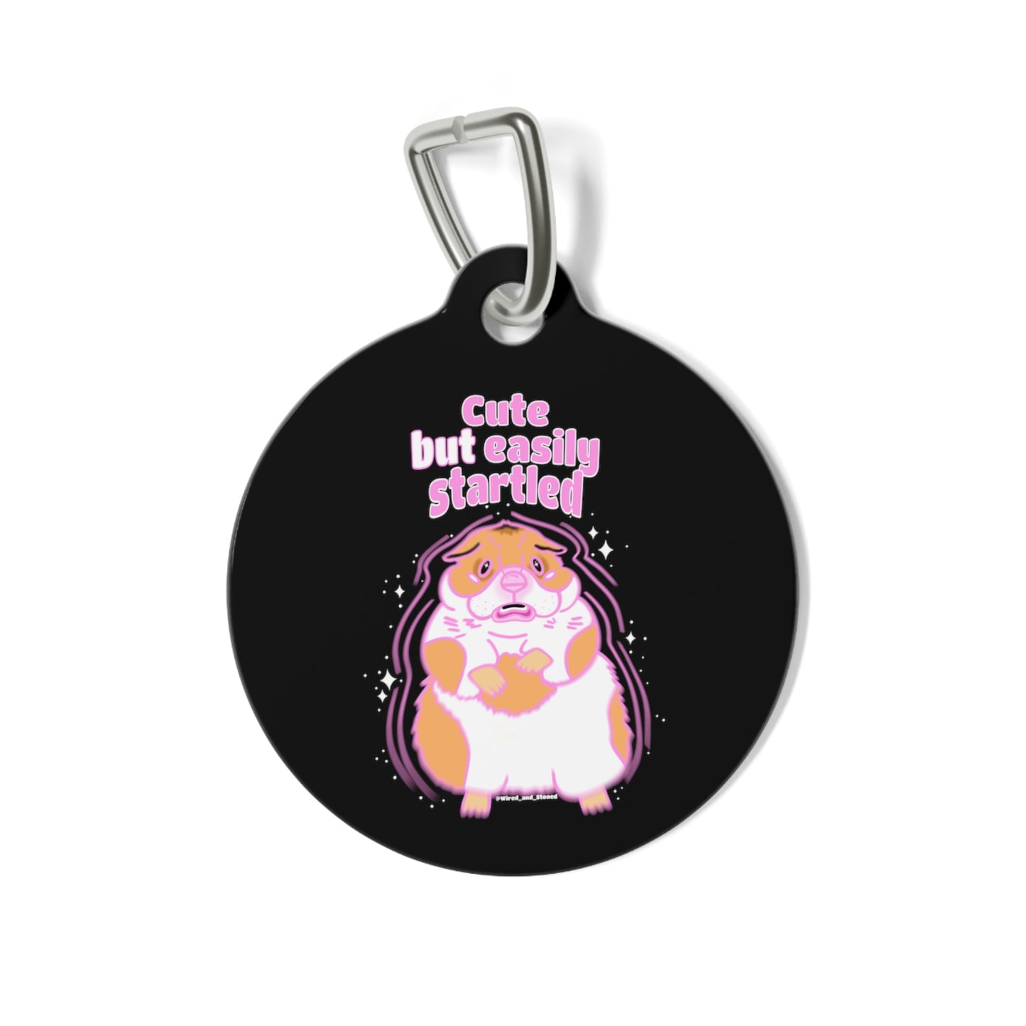 CUTE BUT EASILY STARTLED - Pet Tag