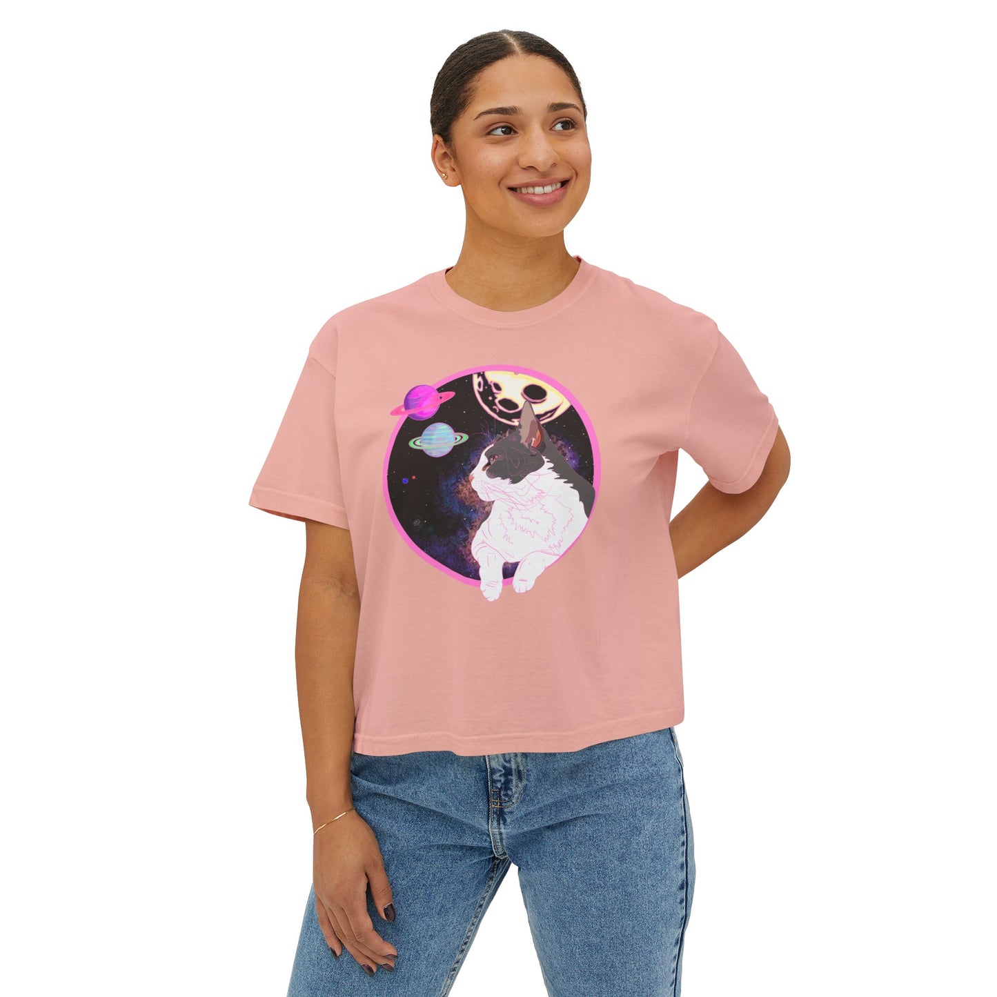 SPACE BEANS - Women's Boxy Tee