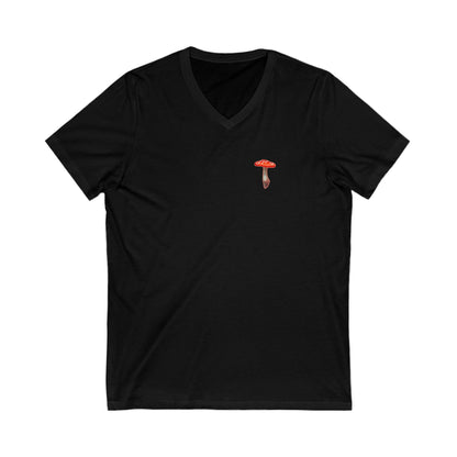 SCENIC MOUNTAIN VIEW - Unisex Jersey Short Sleeve V-Neck Tee