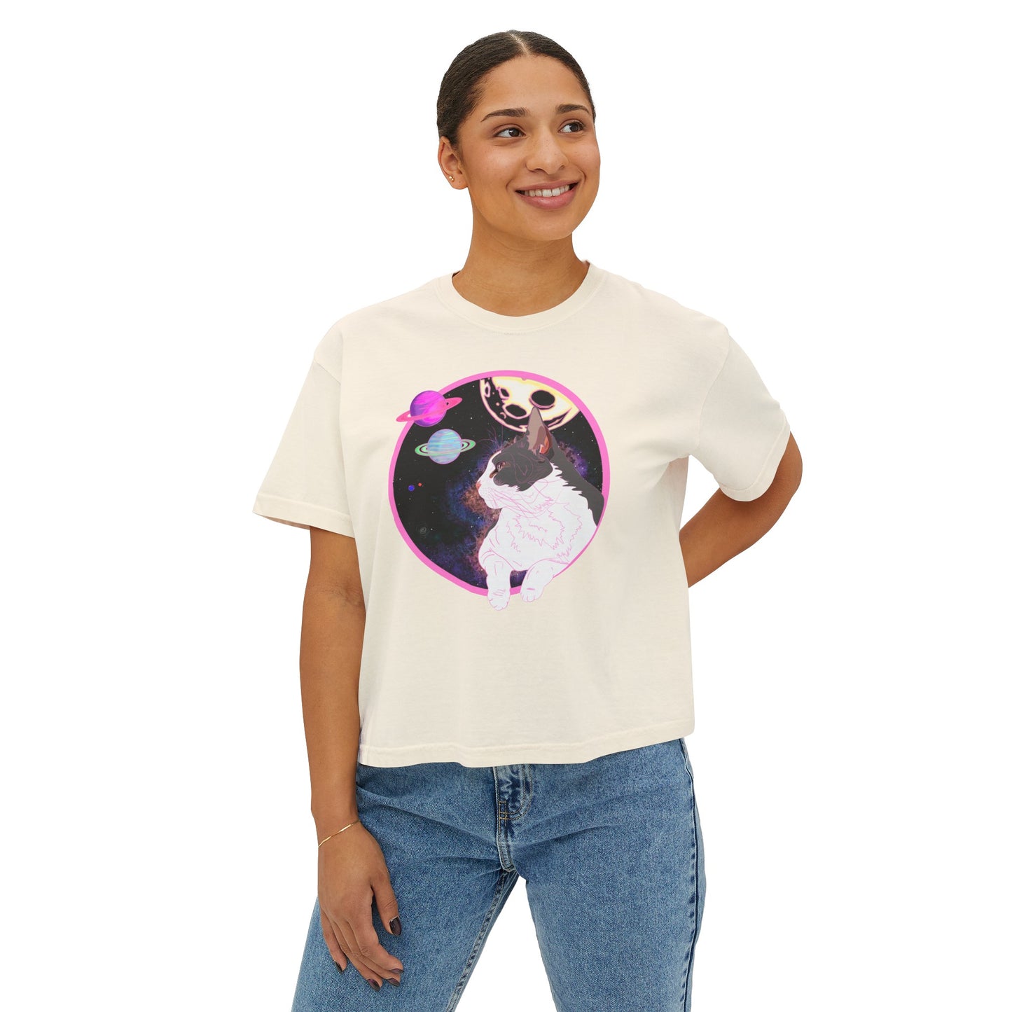 SPACE BEANS - Women's Boxy Tee