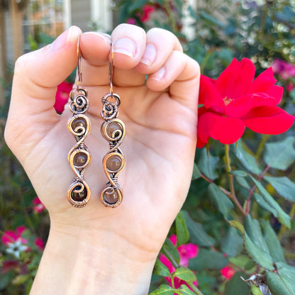 Smoky Quartz Earrings