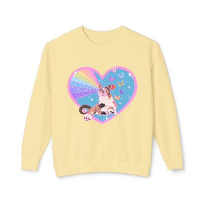 LIFE IS AS MAGICAL AS YOU MAKE IT - Unisex Lightweight Crewneck Sweatshirt