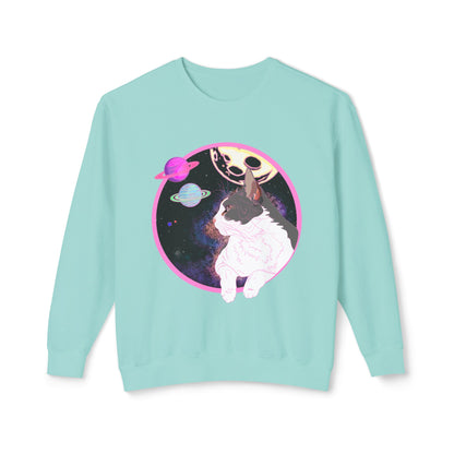 SPACE BEANS - Unisex Lightweight Crewneck Sweatshirt