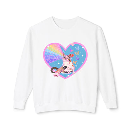 LIFE IS AS MAGICAL AS YOU MAKE IT - Unisex Lightweight Crewneck Sweatshirt
