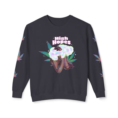 HIGH HOPES - Unisex Lightweight Crewneck Sweatshirt