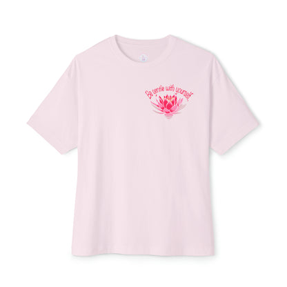 Gentle Lotus Unisex Oversized Boxy Tee