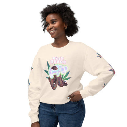 HIGH HOPES - Unisex Lightweight Crewneck Sweatshirt