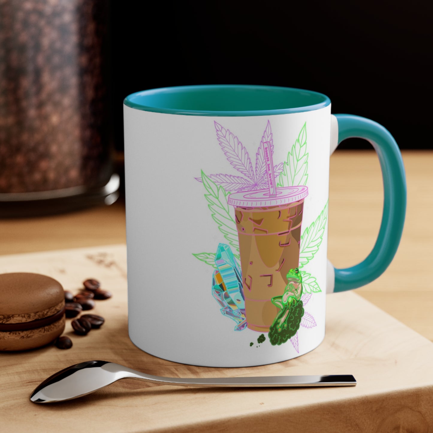 WIRED & STONED - 11oz Accent Mug