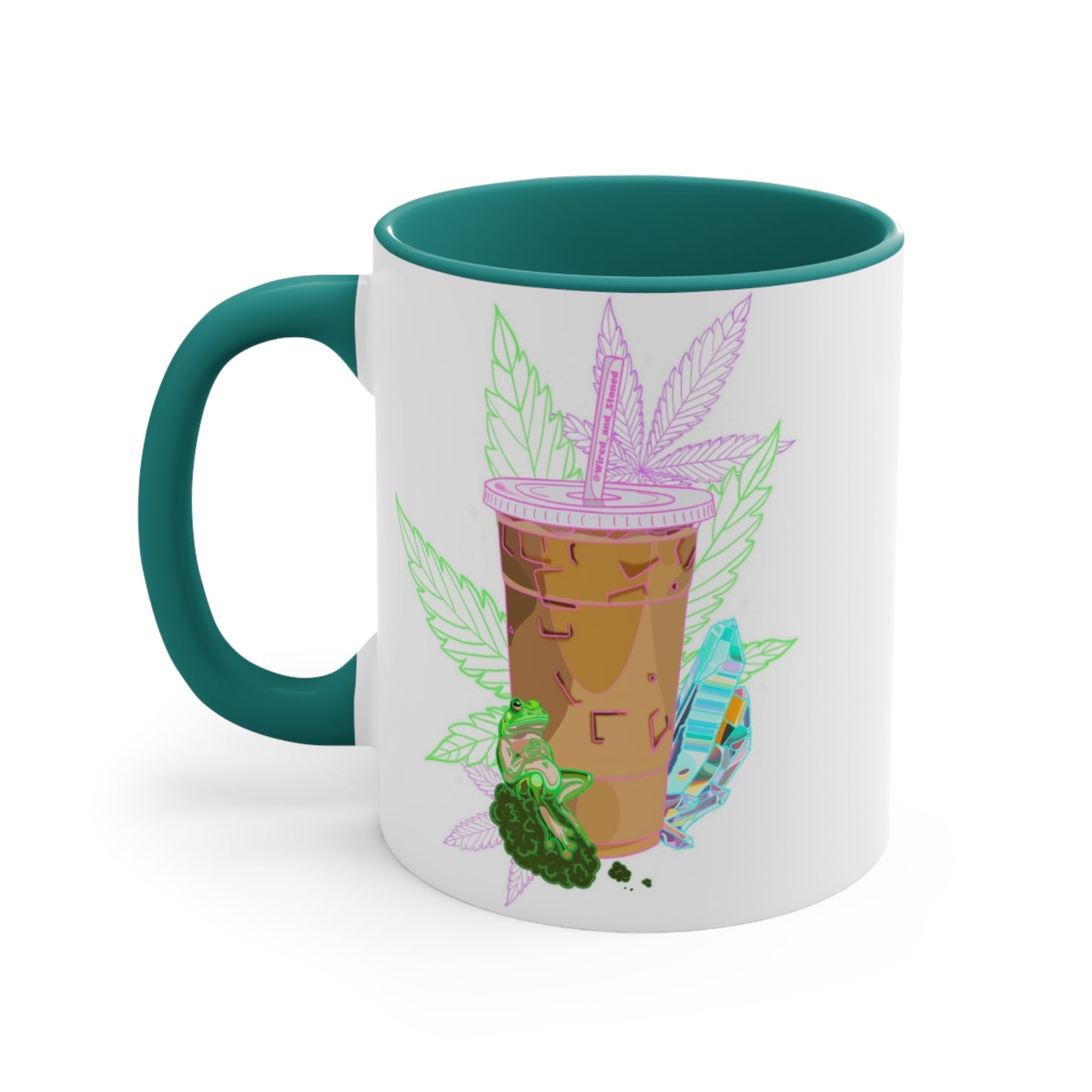 WIRED & STONED - 11oz Accent Mug