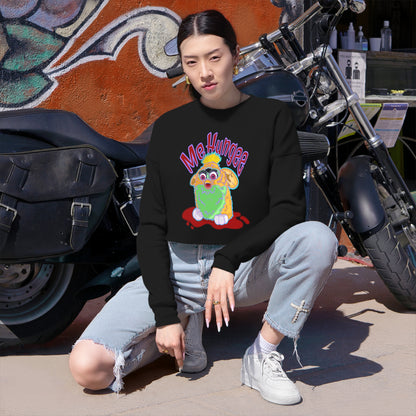 ME HUNGEE FURBY - Women's Cropped Sweatshirt