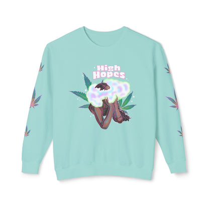 HIGH HOPES - Unisex Lightweight Crewneck Sweatshirt
