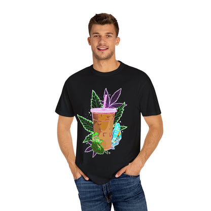 WIRED & STONED - Unisex Garment-Dyed T-shirt