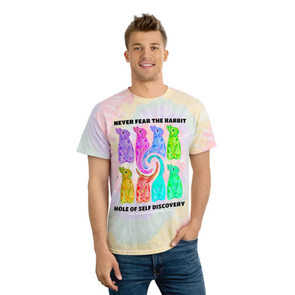 NEVER FEAR - Tie-Dye Tee, Spiral