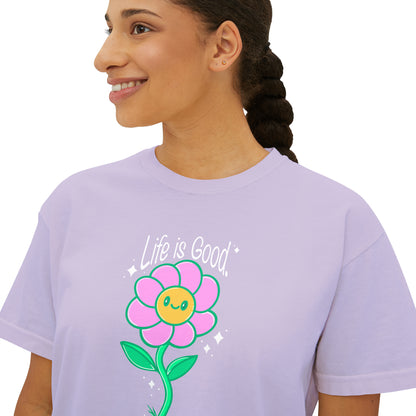 Life is Good - Women's Boxy Tee