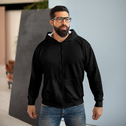 WEIRD MOMS BUILD CHARACTER - Unisex Zip Hoodie (AOP)