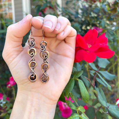 Smoky Quartz Earrings
