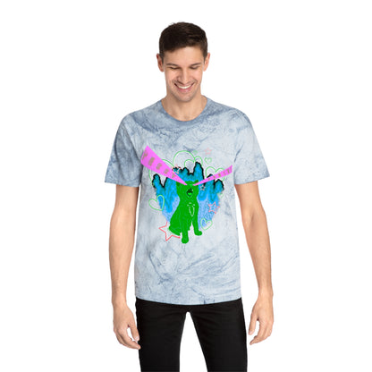 PUSSY POWER! (Watermelon variant) - Unisex Color Blast T-Shirt