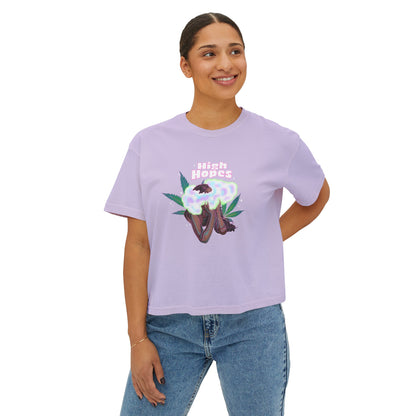 HIGH HOPES - Women's Boxy Tee