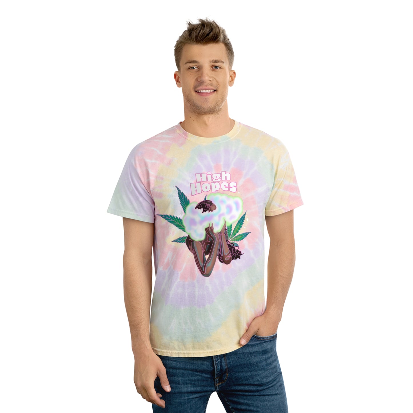 HIGH HOPES - Tie-Dye Tee, Spiral