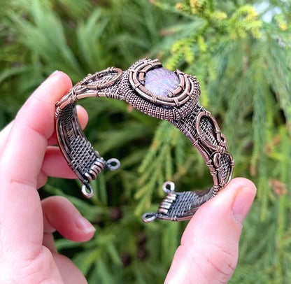 Custom Order Antique Copper Cuff