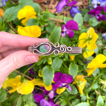 Ruby Zoisite Quartz Arm Cuff