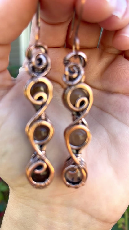 Smoky Quartz Earrings